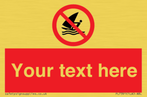 Custom No windsurfing